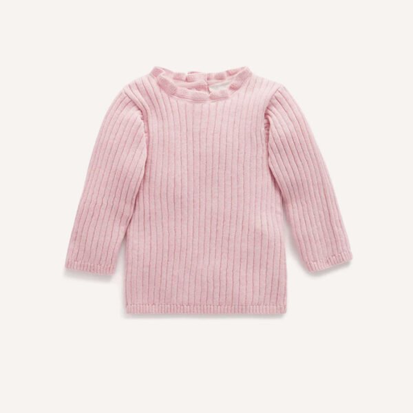 LumeNow Fine Rib Kids Soft Winter Jumper