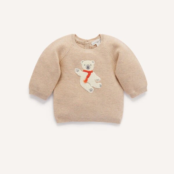 LumeNow Polar Bear Kids Cozy Winter Jumper